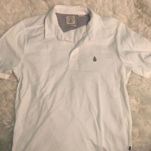 Small white trendy polo